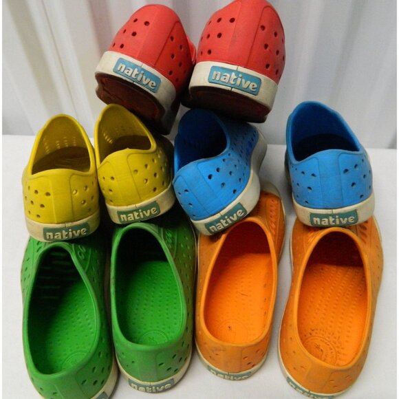 Native Jefferson Sneakers Girls Boys C12 & 13 Slip On Sneaker Water Shoes Choice - Picture 11 of 11